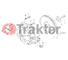 APPOGGIAMENTO DEL VOLANO ORIGINAL KUBOTA 15521-04600 15521-04610