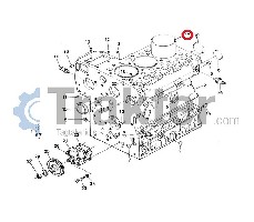 ZYLINDERBUCHSE ORIGINAL KUBOTA 15261-02310