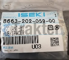 RACCORDO SCANALATO DIFFERENZIALE RASAERBA ORIGINALE ISEKI 8663-202-059-00