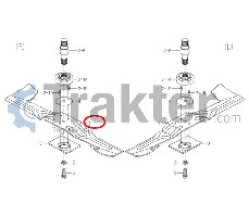 RASENMAHER MESSER RECHTS 60X716 ORIGINAL ISEKI 8665-306-002-10 8665-306-022-00