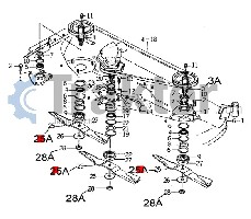 RASENMAHER MESSER ORIGINAL ISEKI 8657-306-003-00