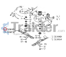 RASENMAHER MESSER ORIGINAL ISEKI 8663-306-002-10 8663-306-022-00