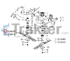 FALCIATORE LAMA ORIGINAL ISEKI 8663-306-002-10 8663-306-022-00