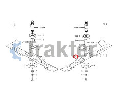 ΧΛΟΟΚΟΠΤΙΚΟΥ ΜΑΧΑΙΡΙ ORIGINAL ISEKI 8674-306-021-00 8674-306-001-00