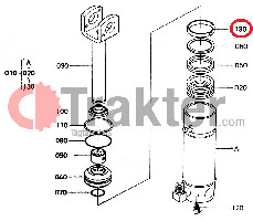 SERVOLENKGETRIEBE ABSTREIFER KUNSTSTOFF ORIGINAL KUBOTA t1060-34790