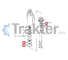 CONJUNTO HIDRÁULICA BRAZO DE MANGA DE JUNTAS, SELLO, ANILLO DE SELLO PARA RASPADOR DE REPUESTO & SOPORTE PARA CUÑA SET