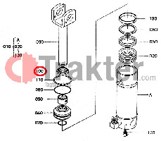 SERVOLENKGETRIEBE WELLENDICHTRING ABSTREIFER ORIGINAL KUBOTA t1060-34770