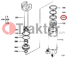 GUARNIZIONE MANICOTTO IDRAULICO ORIGINAL KUBOTA t1060-34980