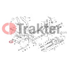 HYDRAULIKLHEBEL WELLE O-RING ORIGINAL KUBOTA 04811-00140 04816-00140 04817-00140