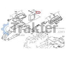 IDRAULICHE PIASTRA ORIGINAL KUBOTA t0072-32702