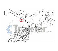 AXÓN DE CONTROL HIDRÁULICO ORIGINAL ISEKI 1837-506-640-00