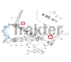 HIDRÁULICO EJE SELLO ORIGINAL KUBOTA 09230-30456