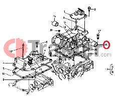 BUSSOLA IMPIANTO IDRAULICO SINISTRA (28X32-30) ORIGINAL KUBOTA 66591-36720