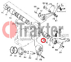 IMPIANTO IDRAULICO BUSSOLA SINISTRA (45X50-40) ORIGINAL KUBOTA 34550-34320 32240-37450
