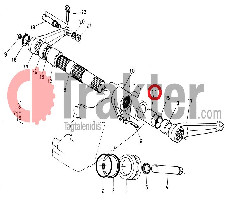 HYDRAULIC BUSH RING LEFT ORIGINAL KUBOTA 31321-37450 30400-37450