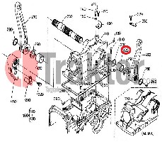 HYDRAULIK-HUBARM BUCHSE LINKS (35X39-35) ORIGINAL KUBOTA 67111-36320
