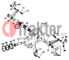 ANILLO HIDRÁULICO DE COJINETE DERECHO (38X43-42) KUBOTA ORIGINAL 33251-58250