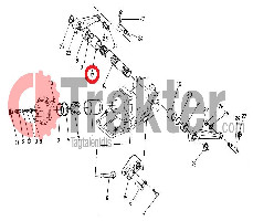 HYDRAULIC BUSH RING RIGHT (40X44-30) ORIGINAL KUBOTA 34150-37460 30400-37460