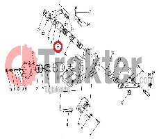 HYDRAULIK-HUBARM BUCHSE RECHTS (40X44-30) ORIGINAL KUBOTA 34150-37460 30400-37460
