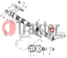 HYDRAULIK-HUBARM BUCHSE LINKS KUNSTSTOFF (40X44-12) ORIGINAL KUBOTA 34150-37490