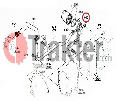 IMPIANTO IDRAULICO FILTRO BASE ORIGINAL KUBOTA t0430-33110 t0430-31112