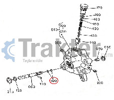 HYDRAULIC CAP ORING ORIGINAL KUBOTA 04811-00070