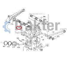 IMPIANTO IDRAULICO BRACCIO DI SOLLEVAMENTO ORIGINAL KUBOTA 6c040-36470