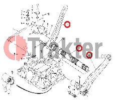 HYDRAULIK-HUBARM SATZ ORIGINAL KUBOTA h6710-99200 66611-36510 66611-36512 66611-36523