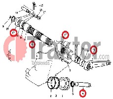 HYDRAULIK-HUBARM SATZ GEBRAUCHT