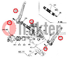 ΥΔΡΑΥΛΙΚΟΥ ΜΠΡΑΤΣΑ ΣΕΤ ORIGINAL KUBOTA h6640-99200