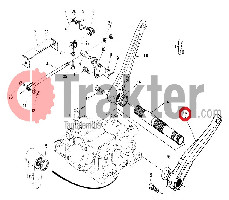 HYDRAULIK-HUBARM LINKS 66611-36510 67351-36510 OEM