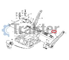 BRACCIO DI SOLLEVAMENTO IDRAULICO SINISTRO ORIGINALE KUBOTA 66611-36510 66611-36512
