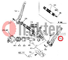BRACCIO DI SOLLEVAMENTO IDRAULICO SINISTRA ORIGINAL KUBOTA 67950-36510 67950-36515