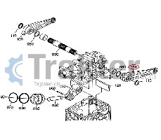 HYDRAULIK-HUBARM LINKS ORIGINAL KUBOTA 6A700-36510