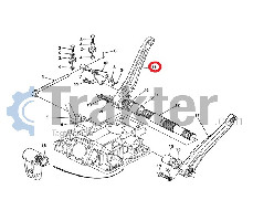BRAZO HIDRÁULICO DE LEVANTAMIENTO DERECHO KUBOTA ORIGINAL 66611-36520