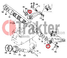BRACCIO DI SOLLEVAMENTO IDRAULICO KUBOTA ORIGINAL 38430-37610