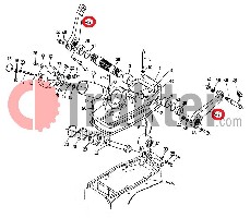 IMPIANTO IDRAULICO BRACCIO DI SOLLEVAMENTO ALBERO ORIGINAL DI SECONDA MANO