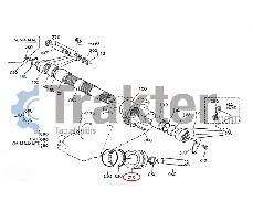 PISTONE IDRAULICO ORIGINAL KUBOTA 31351-37310