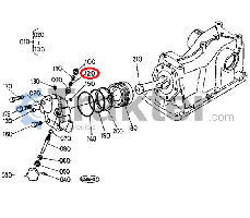 ΥΔΡΑΥΛΙΚΟΥ ΠΙΣΤΟΝΙΟΥ ΚΑΠΑΚΙ ΕΛΑΤΗΡΙΟ ORIGINAL KUBOTA 30812-37360 YT133-00180