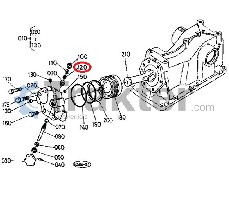 MOLLA TAPPO PISTONE IDRAULICO ORIGINAL KUBOTA 30812-37360 YT133-00180