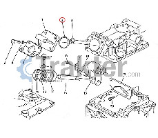 HYDRAULIK KOLBEN O-RING DECKEL ORIGINAL KUBOTA 04810-50550