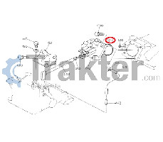 HYDRAULIK KOLBEN O-RING ORIGINAL KUBOTA 04810-50600