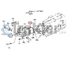 HYDRAULIK KOLBEN O-RING ORIGINAL KUBOTA 04810-50700 68741-71260