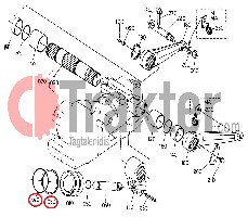 HYDRAULIK KOLBEN O-RING UND ABSTANDSHALTER