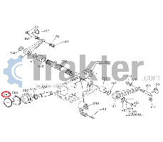 JUNTA DE PISTÓN HIDRÁULICO KUBOTA ORIGINAL 04810-00650