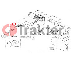HYDRAULIC PIPE SPLINE ORIGINAL KUBOTA 34350-37774 31351-38150