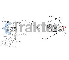 TUBO HIDRÁULICO ROSA KUBOTA ORIGINAL 04714-00200