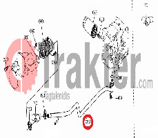 HYDRAULIKPUMPE ORIGINAL KUBOTA 6a100-39113