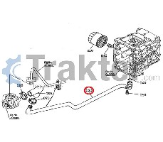 TUBO IMPIANTO IDRAULICO ORIGINAL KUBOTA 6a320-39120