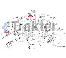IDRAULICO CUNEO GUARNIZIONE ORIGINAL KUBOTA t1063-65170